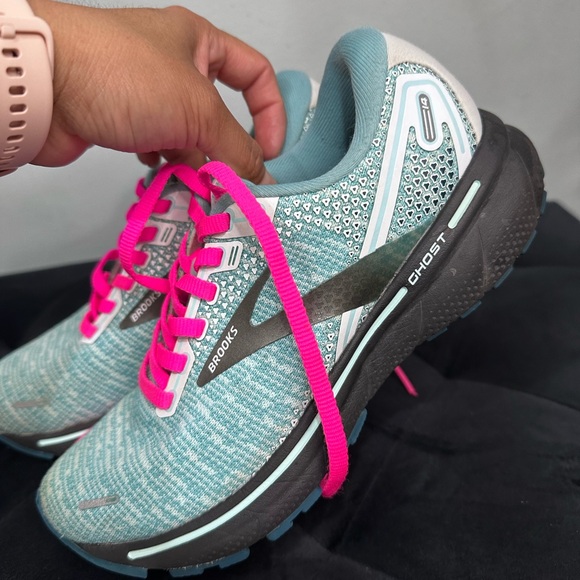 Brooks Ghost 14 Women's Cushioned Size 6 Teal and Pink - Picture 12 of 12